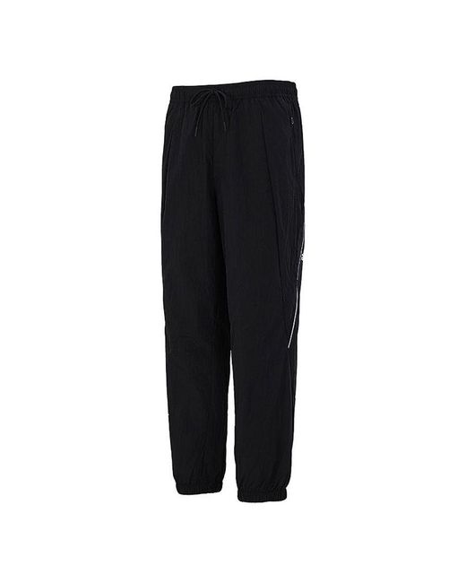 Adidas Black Athleisure Casual Sports Breathable Running Long Pants for men