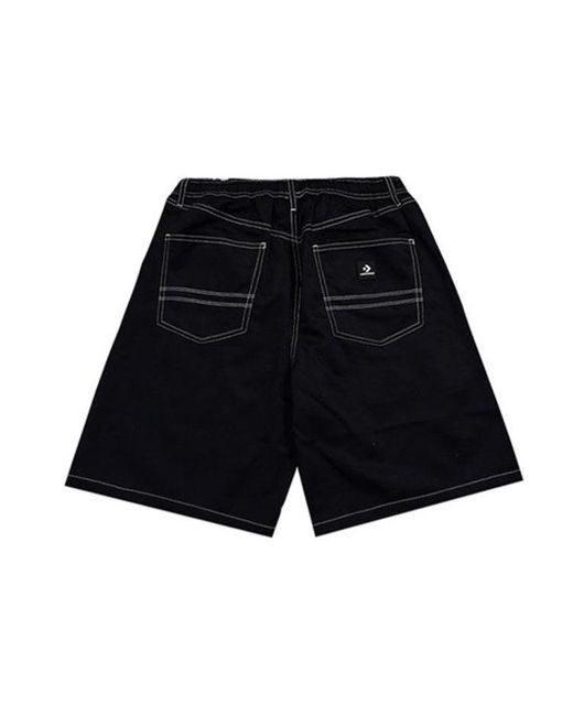 Converse Black 5-Pocket Baggy Shorts for men