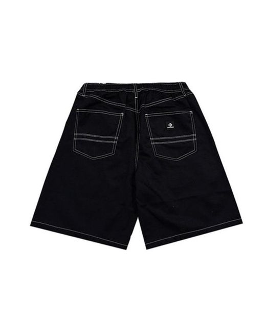 Converse Black 5-pocket baggy Shorts for men