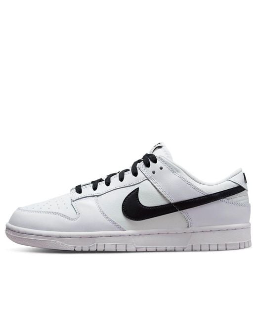 Nike White Dunk Low 'Reverse Panda' for men