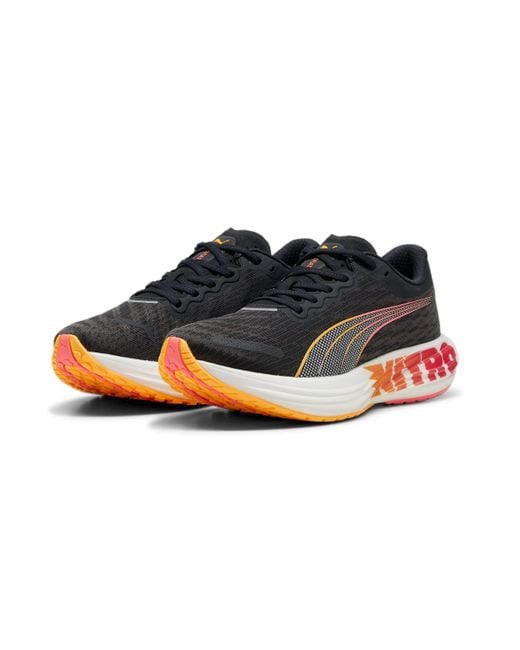 PUMA Black Deviate Nitro 2 Sun Stream' for men