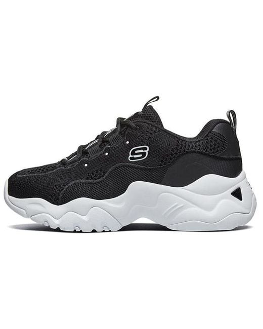 Skechers Black (Wmns) D Lites 3.0 Low-Top Daddy Shoes