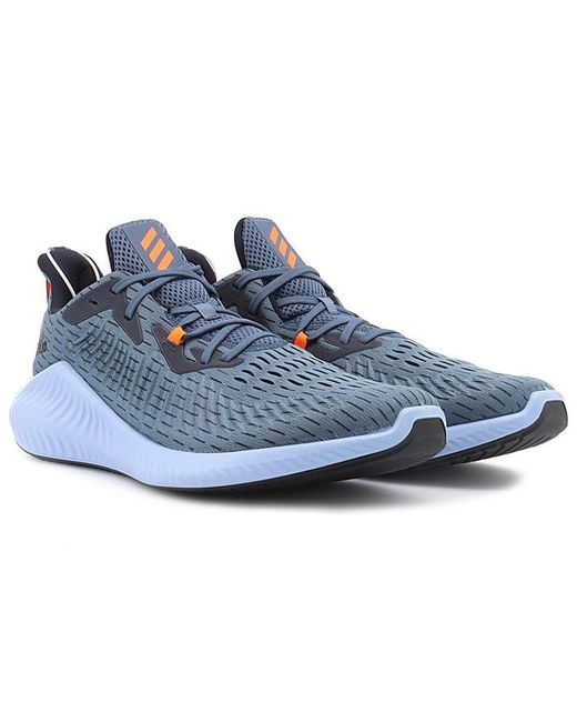 Adidas Blue Alphabounce+ Run for men