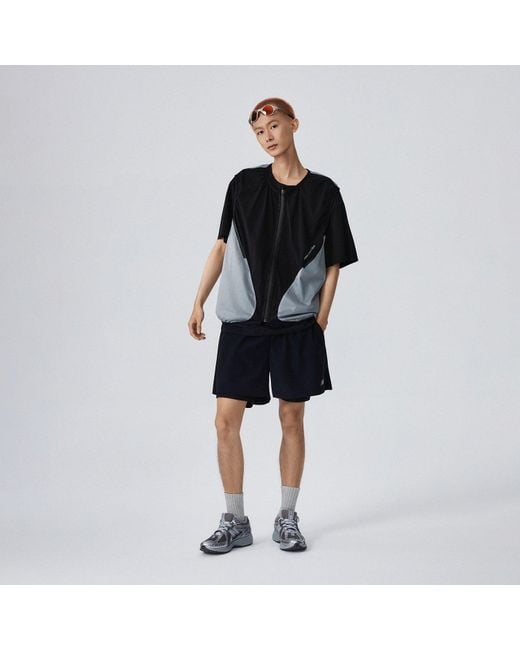 New Balance Blue Vest With Mesh Pocket