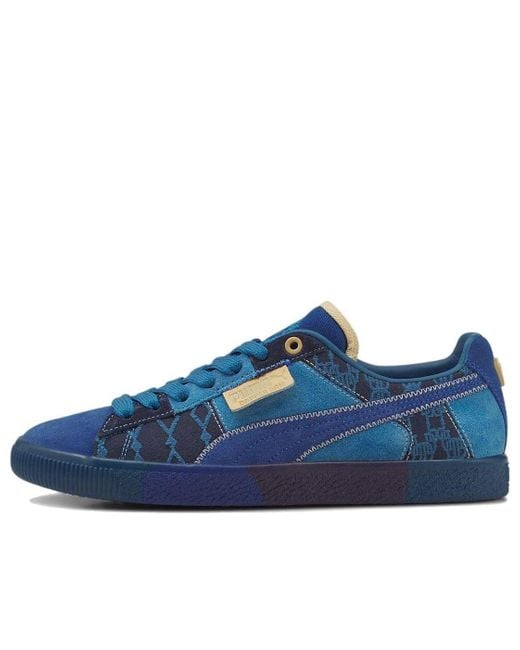 PUMA Blue Clyde Vintage X Dapper Dan 'Pre-Game Runway for men