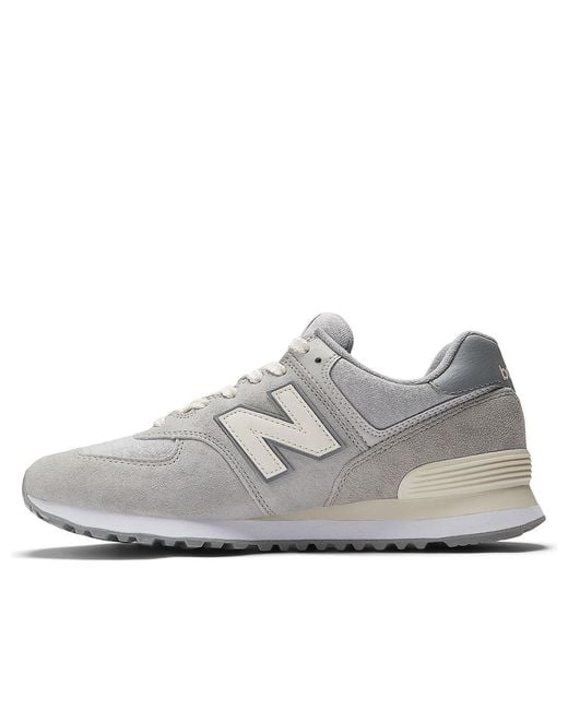 New Balance White 574 Day Concrete' for men