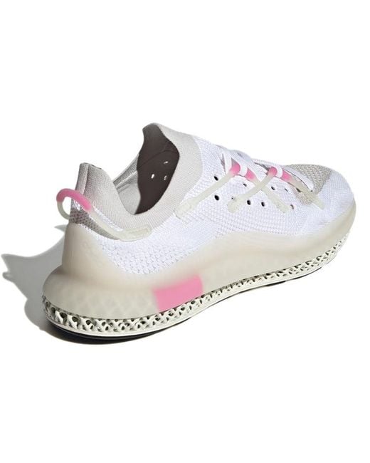 Adidas White 4D Fusio 'Cloud' for men