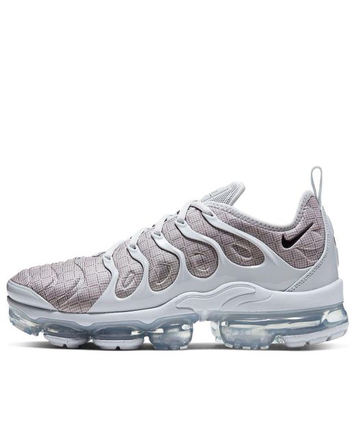 Nike Gray Air Vapormax Plus 'Pure Platinum' for men
