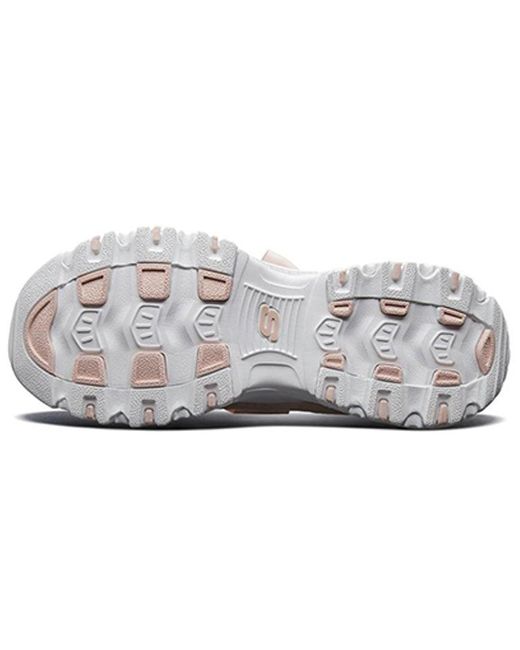 Skechers Pink (Wmns) D'Lites 1.0 Sports Shoes
