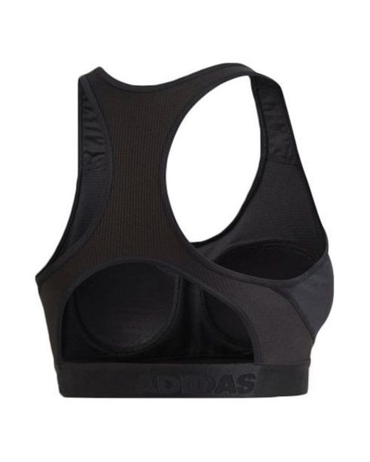 Adidas Black (Wmns) Alphaskin Sport Padded Bra Asia Sizing