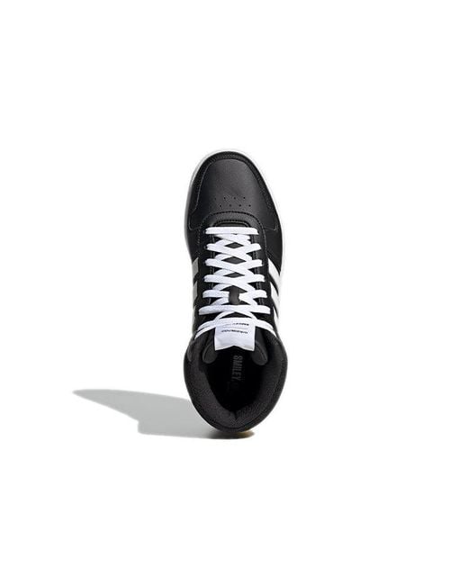 Adidas Black Hoops 2.0 Mid for men