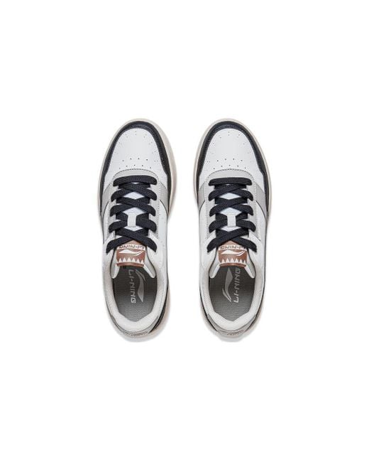 Li-ning White Qingyi Skate Shoes for men
