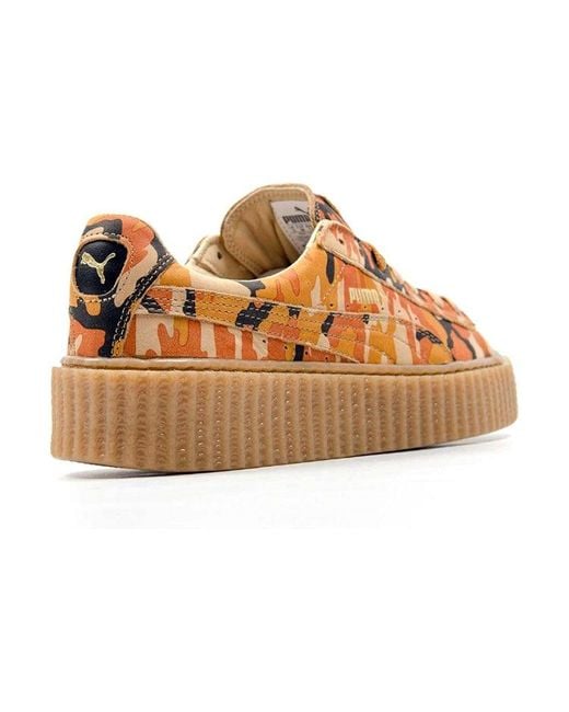 PUMA Brown (Wmns) Fenty X Suede Creepers Camo'