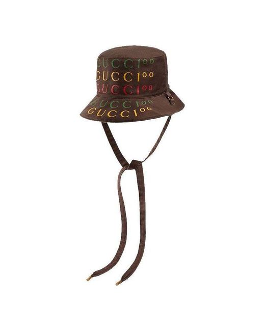 Gucci Brown 100 Reversible Bucket Hat