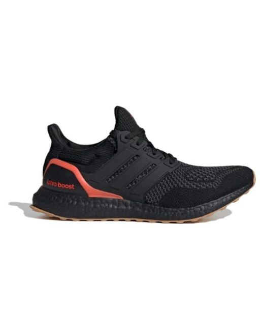 Adidas Black Ultraboost 1.0 Solar Gum' for men
