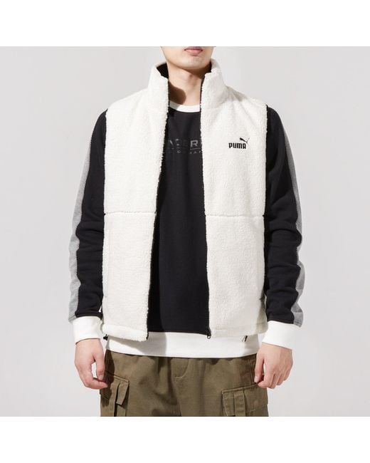 PUMA White Polyester Outer Shell Vest for men