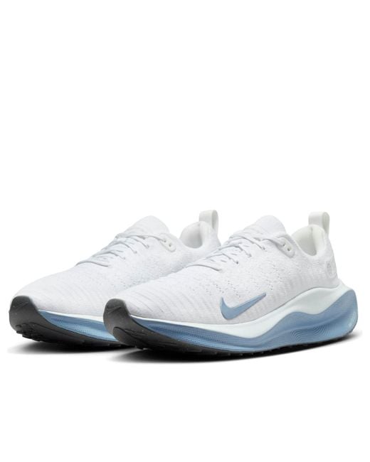 Nike White Reactx Infinity Run 4 'Summit Ashen Slate' for men