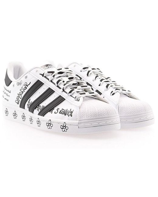 Adidas White Superstar 'Sharpie Pack for men
