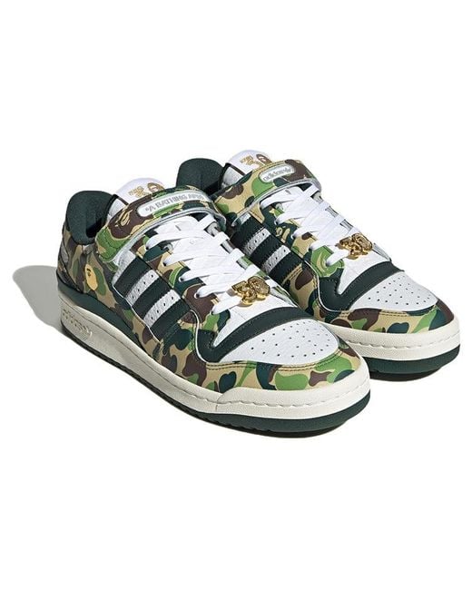 Adidas Blue X A Bathing Ape Forum Low 84 '30Th Anniversary for men