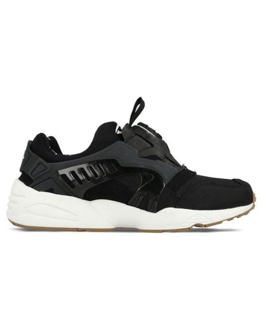 PUMA Black Disc Blaze Low Top Running Shoes for men