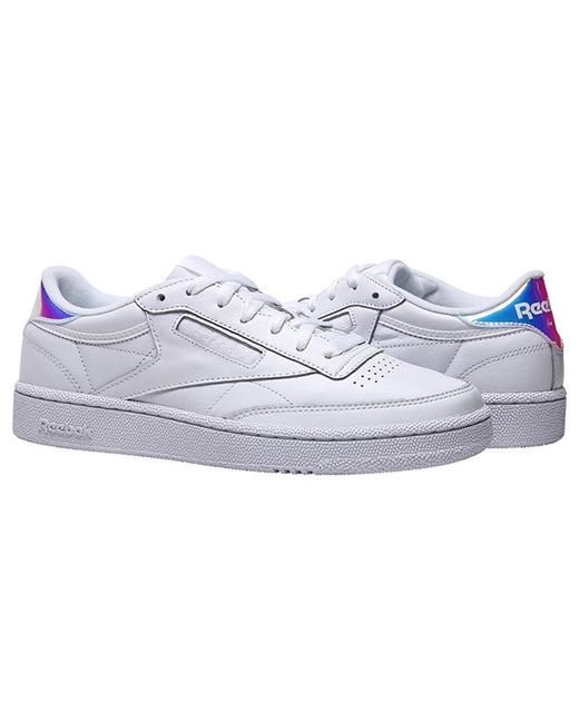 Reebok White Club C 85 Mu 'Iridescent Hologram'