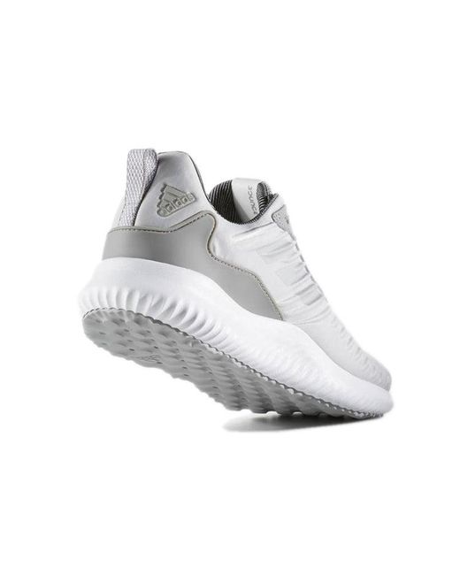 Adidas White Alphabounce Rc 'Light Heather' for men