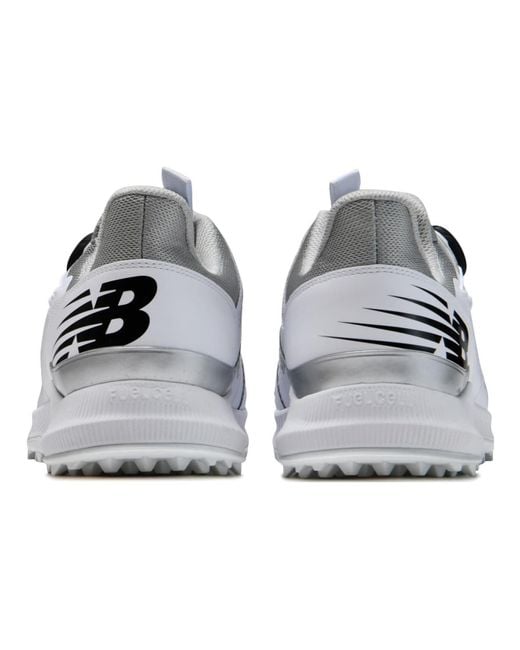 New Balance White Fuelcell 1001 Boa Golf Shoes for men