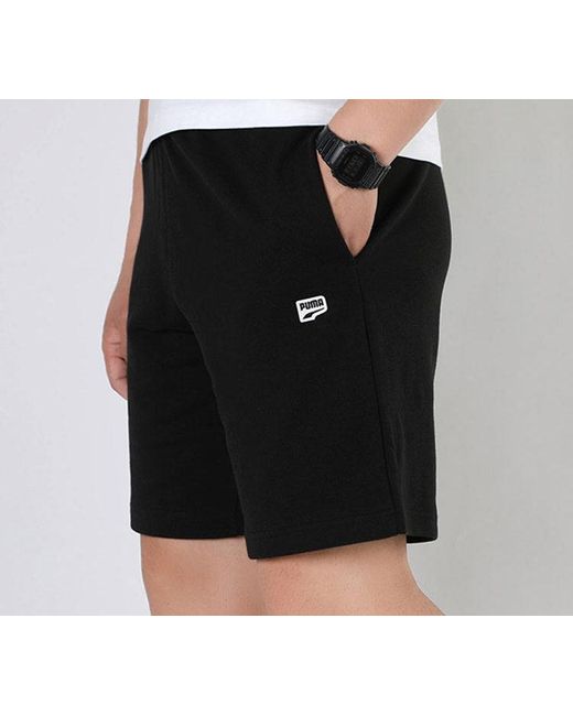 PUMA Black Trendy Casual Graphic Shorts for men