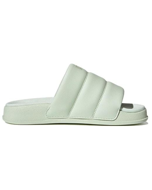 Adidas Green (Wmns) Adilette Essential Slide 'Linen'