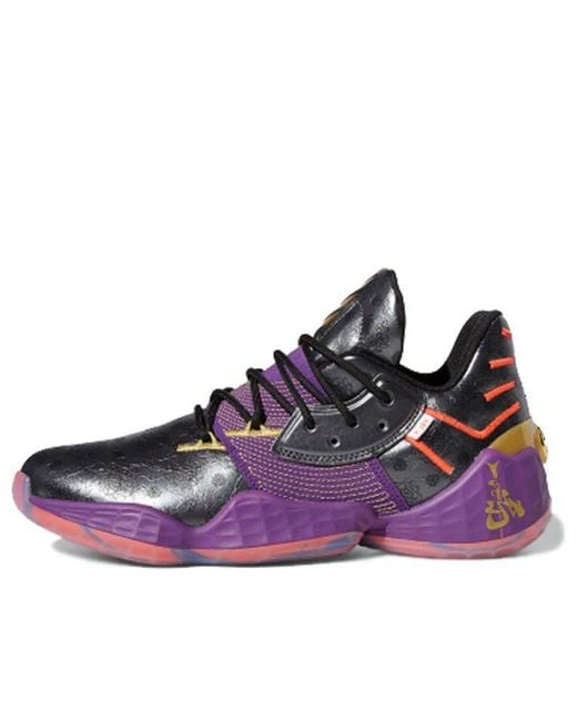 Adidas Purple Harden Volume 4 Gca 'Five Generals' for men
