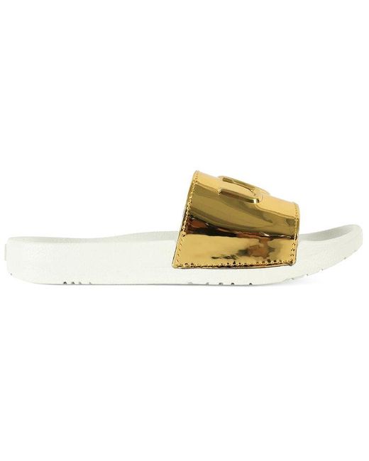Ugg Yellow (Wmns) Royale Graphic Metallic Slides