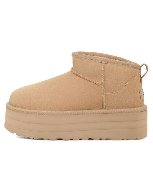 Ugg Natural (Wmns) Classic Ultra Mini Platform 'Driftwood'