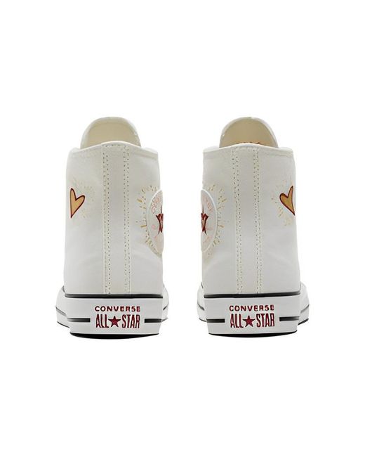 Converse White (Wmns) Chuck Taylor All Star High 'Valentine's Day 2023
