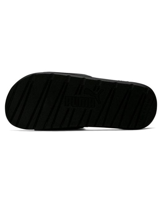 PUMA Black Cool Cat Sport Slippers for men