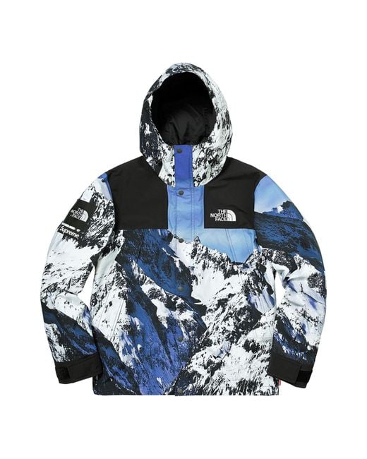 Supreme Blue Fw17 X The North Face Mountain Parka
