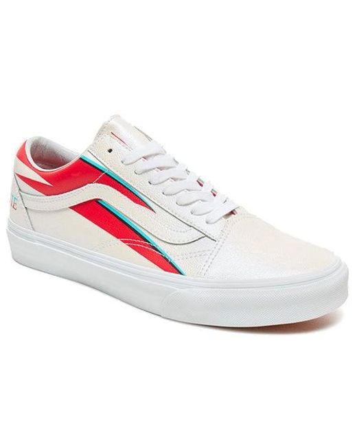 Vans White David Bowie X Old Skool 'Aladdin Sane' for men