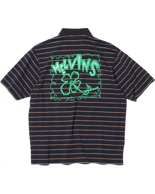 Supreme Blue X Melvins Stripe Polo for men