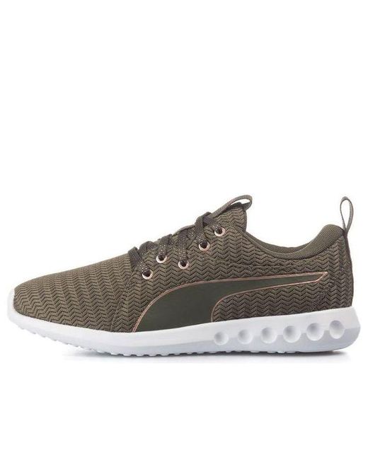 PUMA Brown (Wmns) Carson 2 Low-Tops Sport Shoes Army