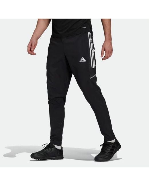 Adidas Black Running Training Soccer/Football Sports Small Long Pants for men