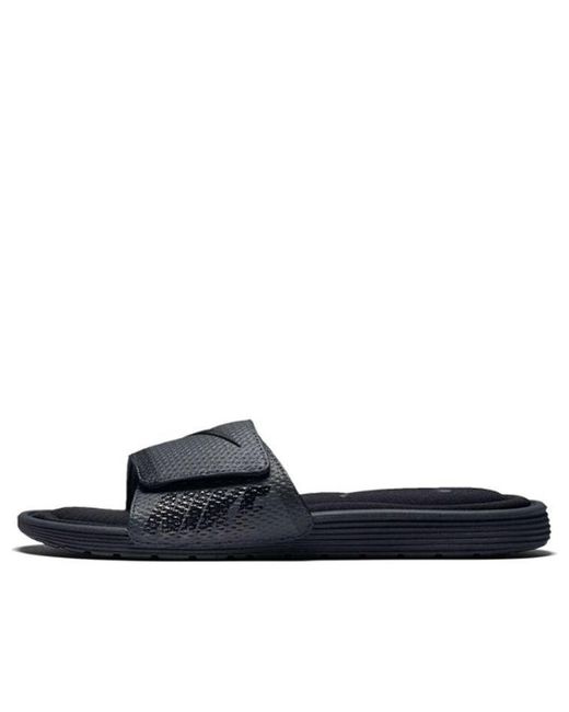 Nike Blue Solarsoft Comfort Slide Slippers for men