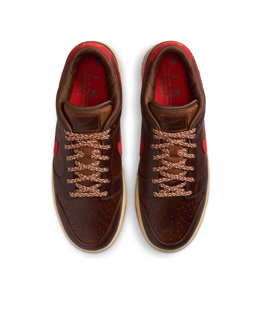 Nike Red Dunk Low Retro 'Cacao Wow Picante' for men