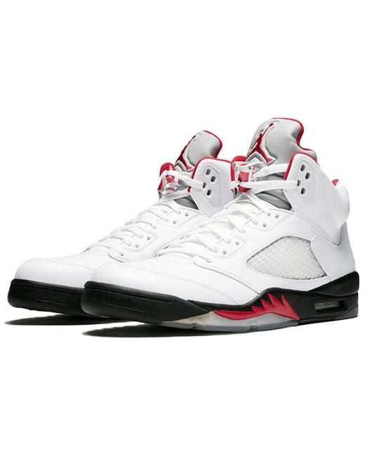 Nike White 5 Retro 'Fire' 2013 for men