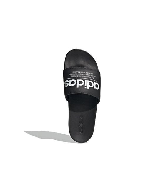 Adidas Black Adilette Comfort for men