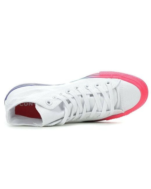 Converse White Chuck Taylor All Star Hi-Top Sneakers/Multi for men