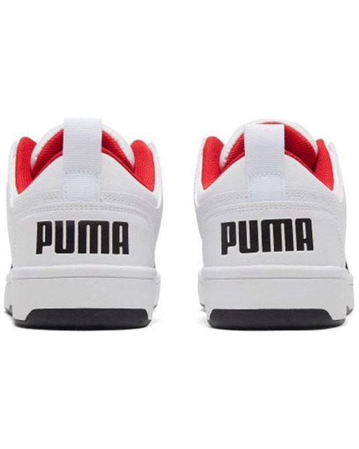 PUMA White Rebound Layup Lo Sl for men