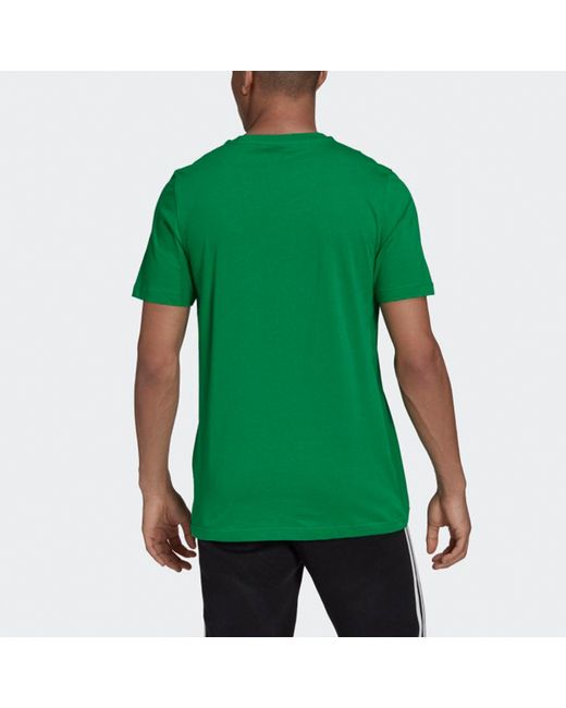 Adidas Green Adicolor Classics Trefoil T-shirt for men