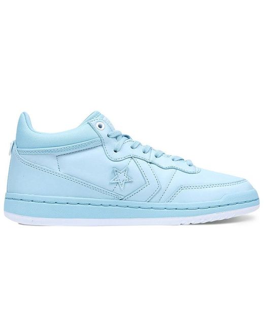 Converse Fastbreak Mid Non-slip Wear-resistant Mid Tops Casual Skateboarding Shoes Blue for men