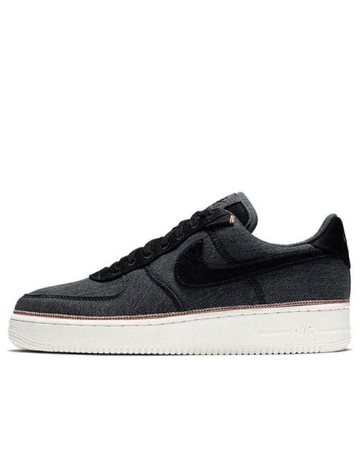 Nike Black X 3X1 Air Force 1 Low Premium Denim' for men