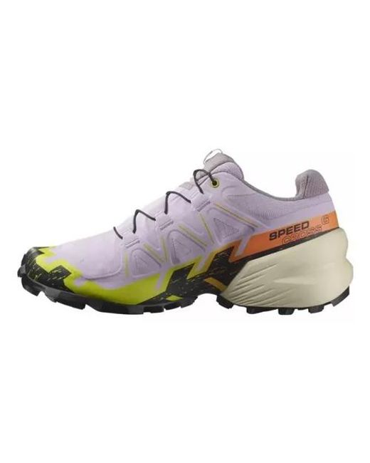 Salomon White (Wmns) Speedcross 6 'Orchid Petal Sulphur Spring'