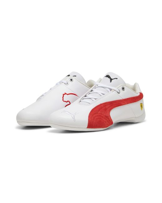 PUMA White Scuderia Ferrari Future Cat Rosso Corsa' for men